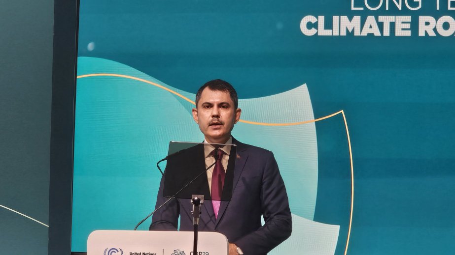 Murat Kurum: Türkiyə iqlim dəyişikliyinin mənfi təsirlərini fürsətə çevirmək qabiliyyətinə malikdir