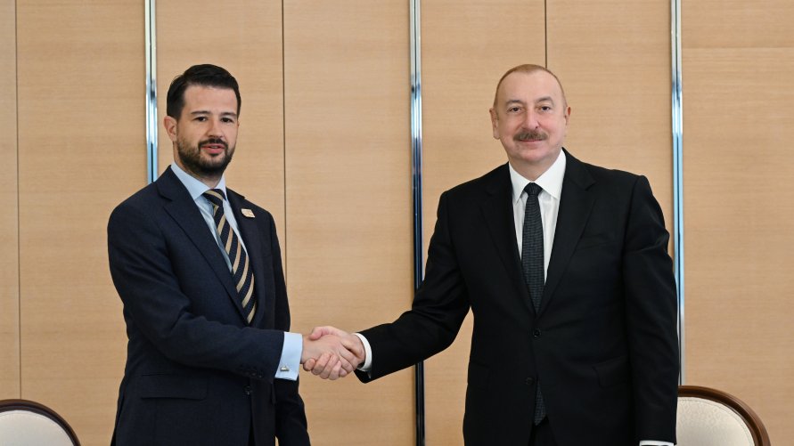 Prezident İlham Əliyev Monteneqronun Prezidenti ilə görüşüb  YENİLƏNİB