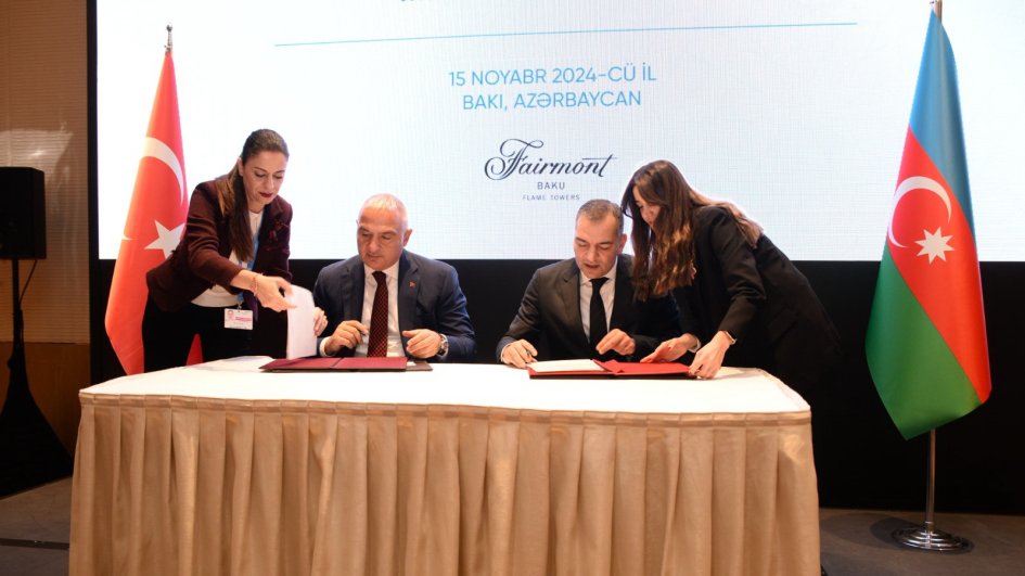Azərbaycan ilə Türkiyə arasında turizm sahəsində əməkdaşlığa dair saziş imzalanıb