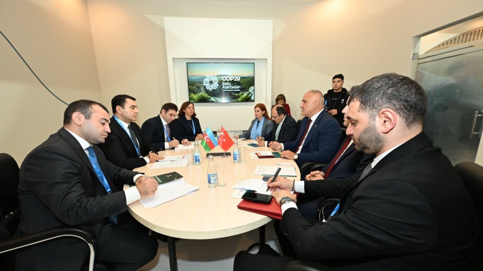 Adil Kərimli Türkiyənin mədəniyyət və turizm naziri ilə görüşüb