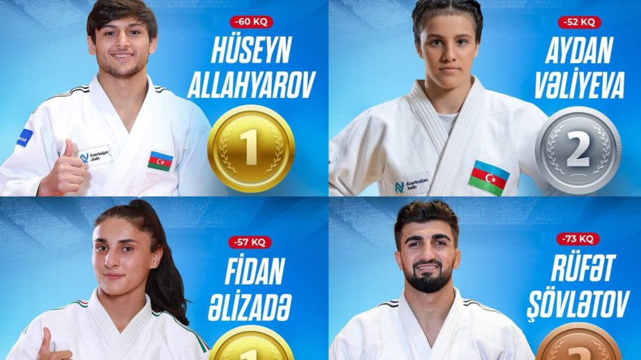 Azərbaycanın iki cüdoçusu Avropa çempionu olub