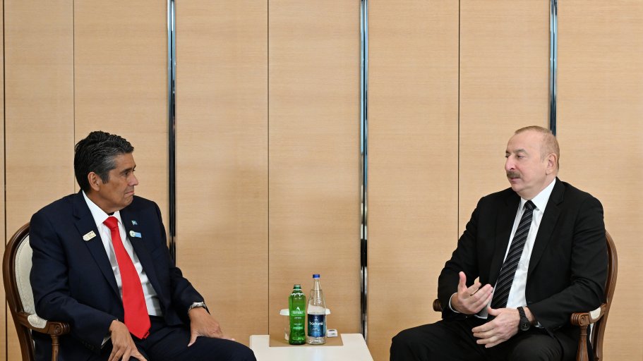 Prezident İlham Əliyev Palau Prezidenti ilə görüşüb YENİLƏNƏCƏK