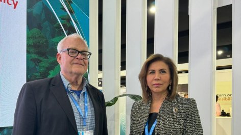 ELM və TƏHSİL:  Bahar Muradova Vaşinqton Universitetinin Sosial İnkişaf Mərkəzinin direktoru, professor Maykl Şerraden ilə görüşüb