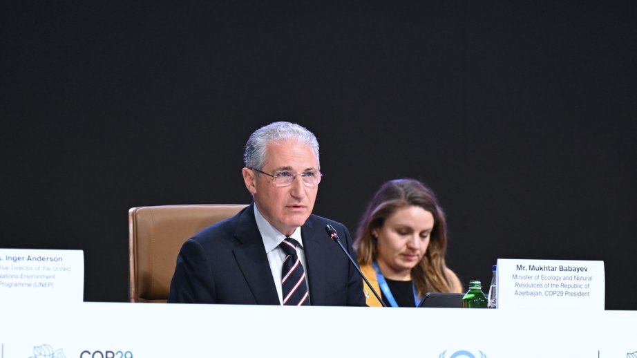 COP29-un Prezidenti: Karbon emissiyalarının 70 faizi şəhərlərin payına düşür
