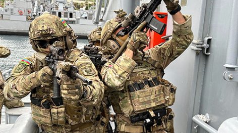 Dəniz xüsusi təyinatlıları "SAT-SAS-2024" təlimində iştirak edirlər