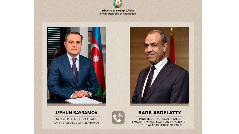 Azərbaycanın xarici işlər naziri misirli həmkarı ilə regional məsələləri müzakirə edib