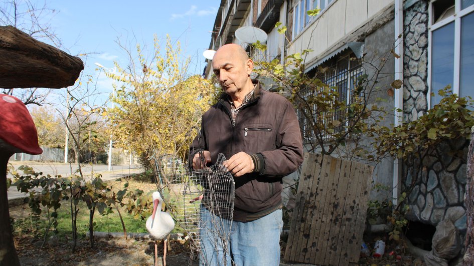Nağıl qəhrəmanlarını ölümsüzləşdirən heykəltaraş FOTO