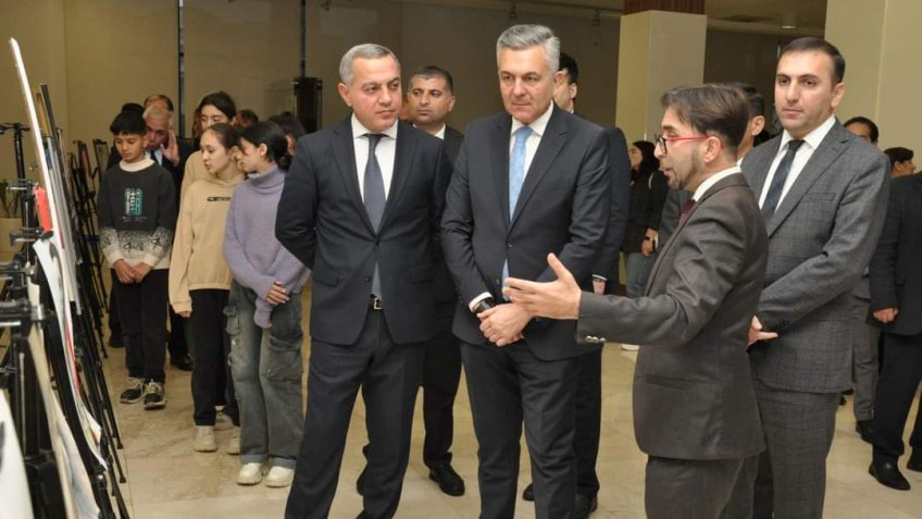 Biləsuvarda "Caz rəsmlərdə" sərgisi açılıb