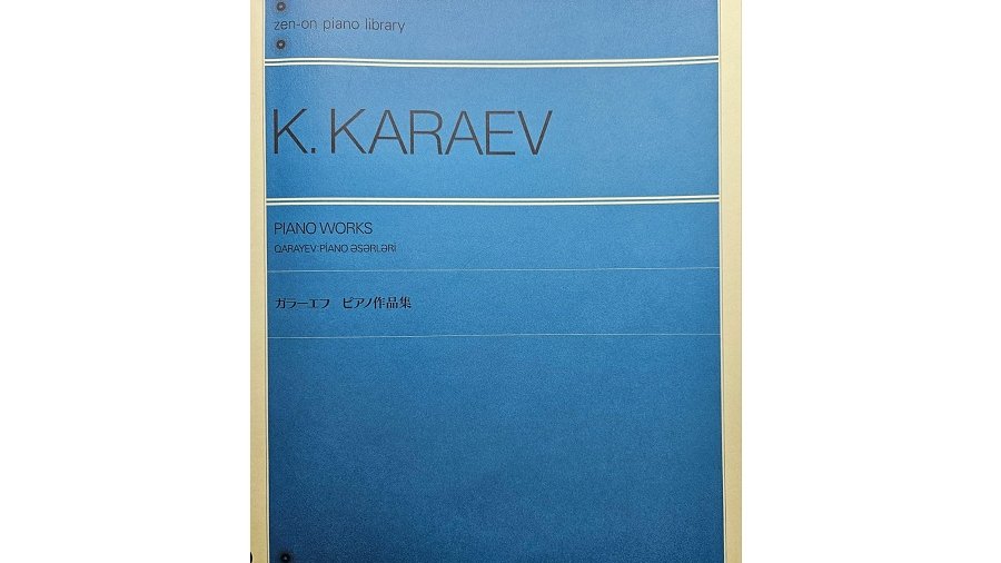 Yaponiyada Qara Qarayevin fortepiano əsərləri çap olunub