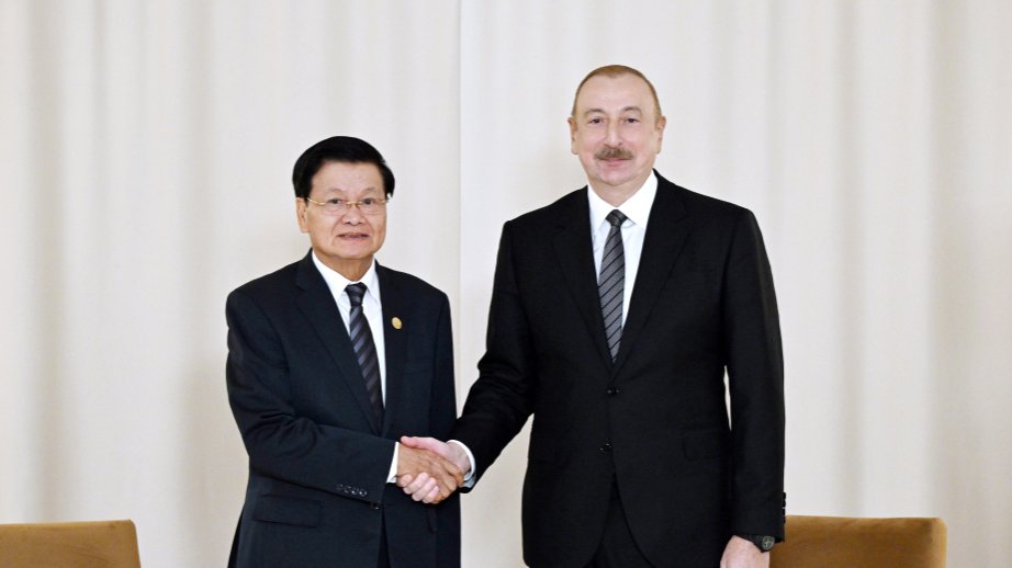 Prezident İlham Əliyev milli bayram münasibətilə laoslu həmkarını təbrik edib