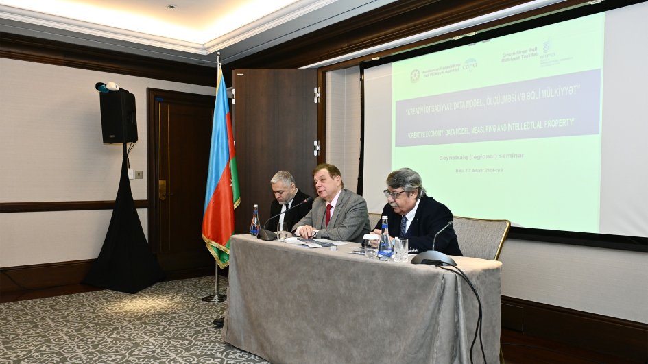 “Kreativ iqtisadiyyat: data modeli, ölçülməsi və əqli mülkiyyət” mövzusunda birgə regional seminar keçirilir