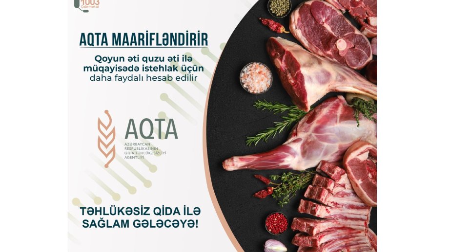 AQTA: Qoyun əti quzu əti ilə müqayisədə istehlak üçün daha faydalı hesab edilir