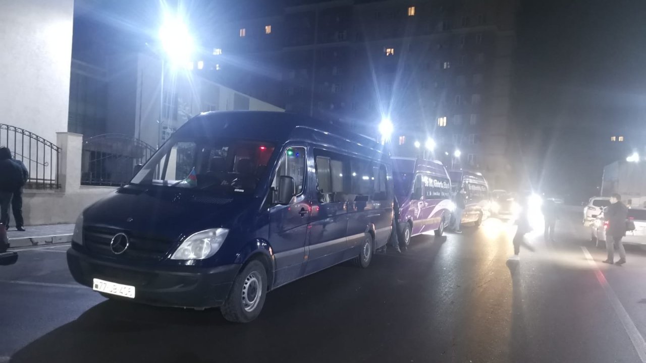 Şuşa şəhərinə növbəti köç karvanı yola salınıb (FOTO/VİDEO)
