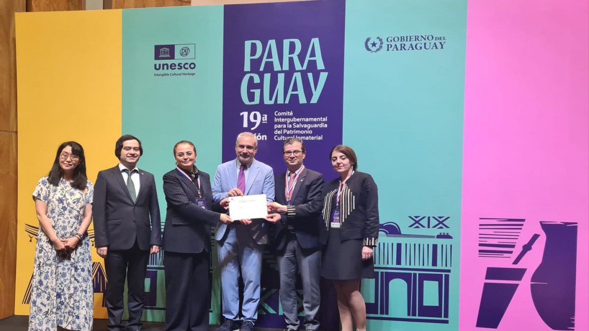 Paraqvayda "Təndir sənətkarlığı və çörək bişirmə mədəniyyəti" nominasiyasının sertifikatı Azərbaycana təqdim olunub