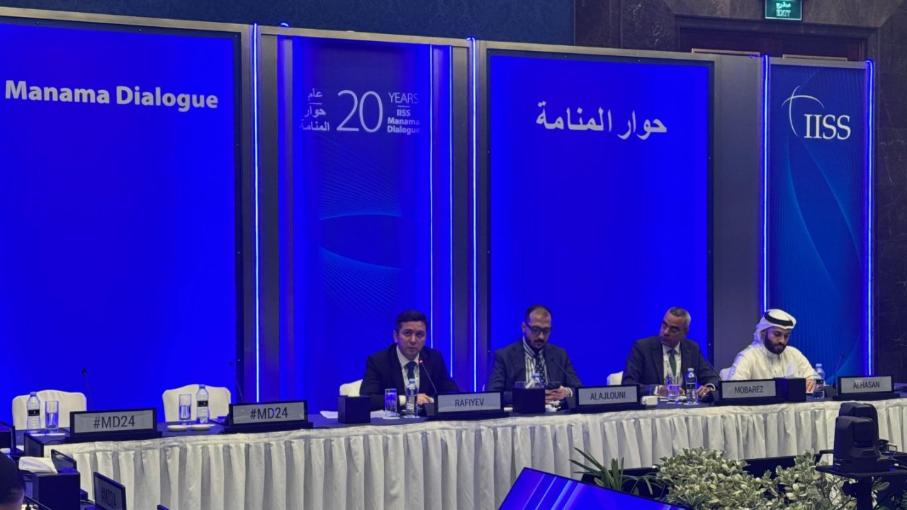 Yalçın Rəfiyev Manama Dialoqu Forumu çərçivəsində çıxış edib