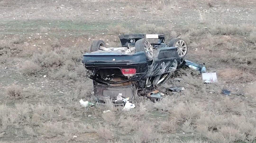 ANAMA əməkdaşları Füzulidə qəzaya düşüb