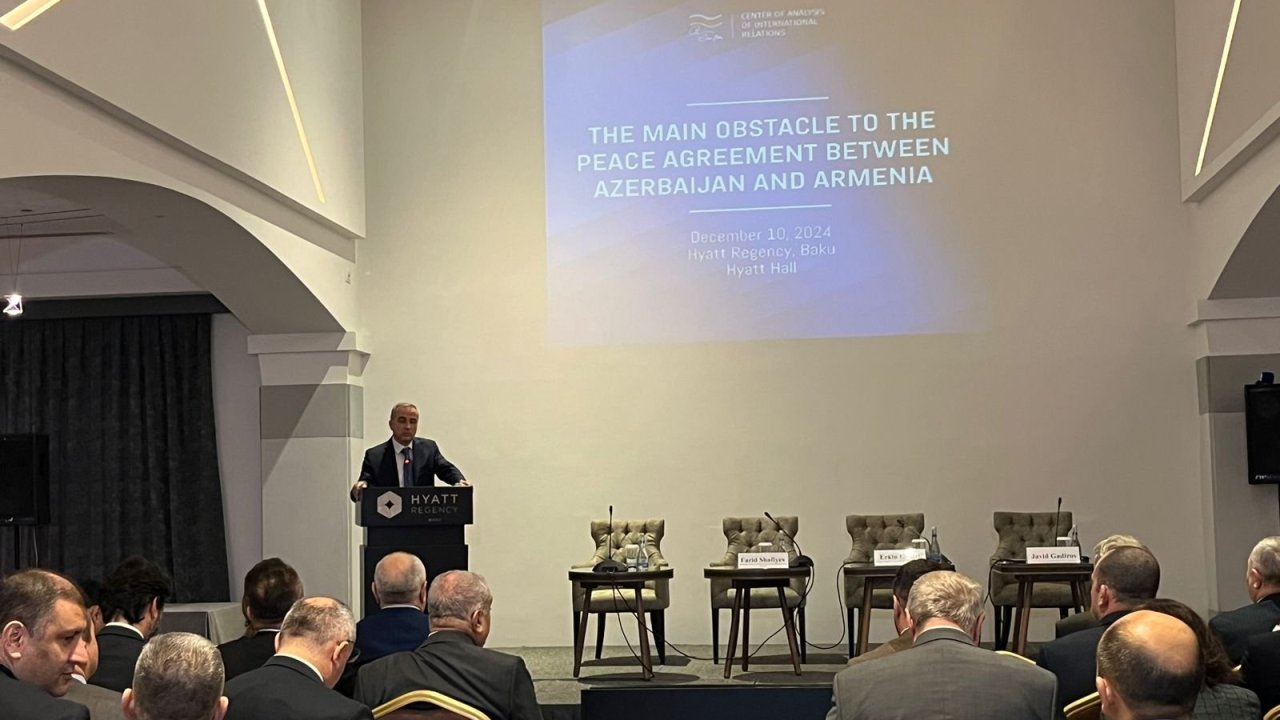 "Azərbaycan-Ermənistan arasında sülh sazişinə başlıca maneə" mövzusunda beynəlxalq konfrans keçirilir