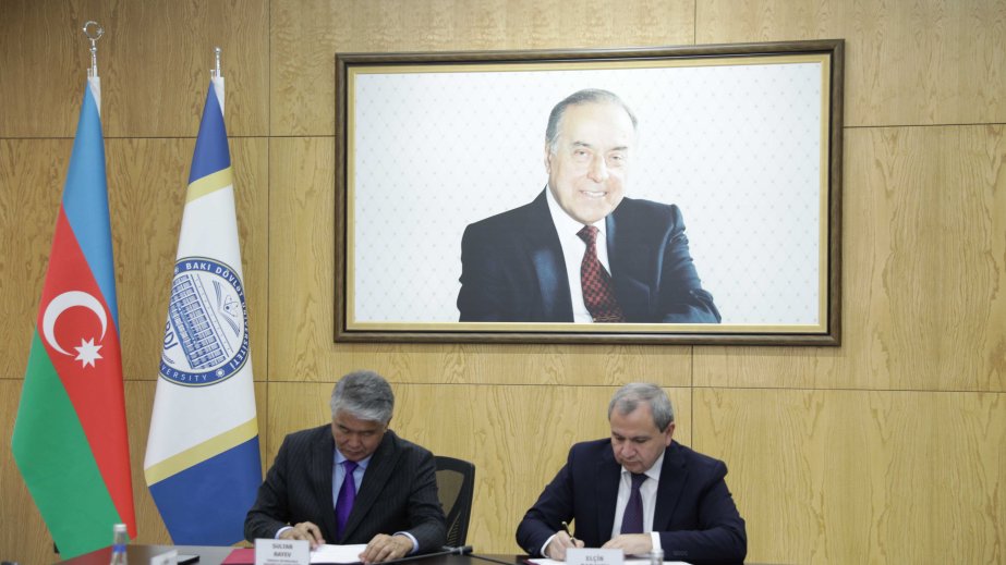 BDU və TÜRKSOY arasında anlaşma memorandumu imzalanıb