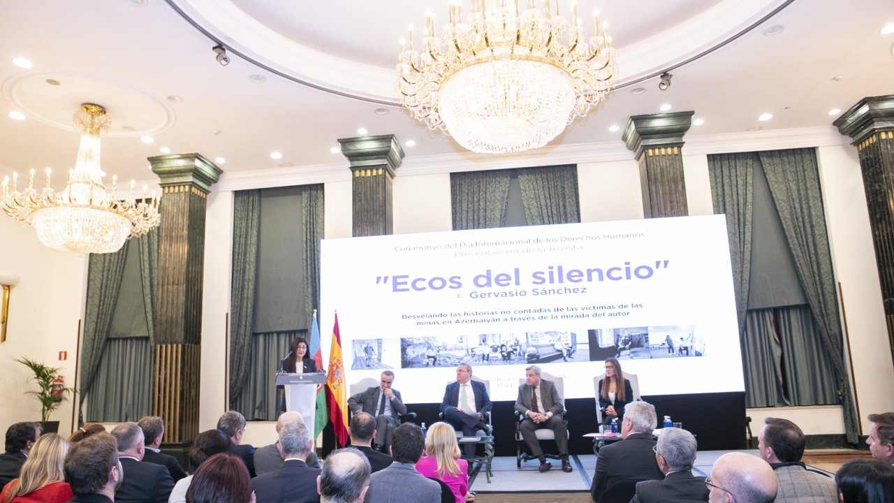 Madriddə tanınmış jurnalist-fotoqraf Gervasio Sançezin Azərbaycanın mina problemindən bəhs edən jurnalının təqdimatı keçirilib