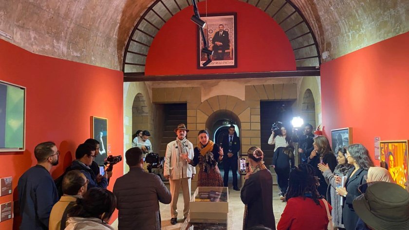 Reza Deqati Azərbaycan həqiqətlərini əks etdirən fotolarını Mərakeşdə nümayiş etdirir