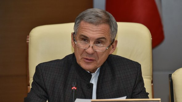 Tatarıstan Rəisi Rüstəm Minnixanov Bakıya işgüzar səfərə gəlib