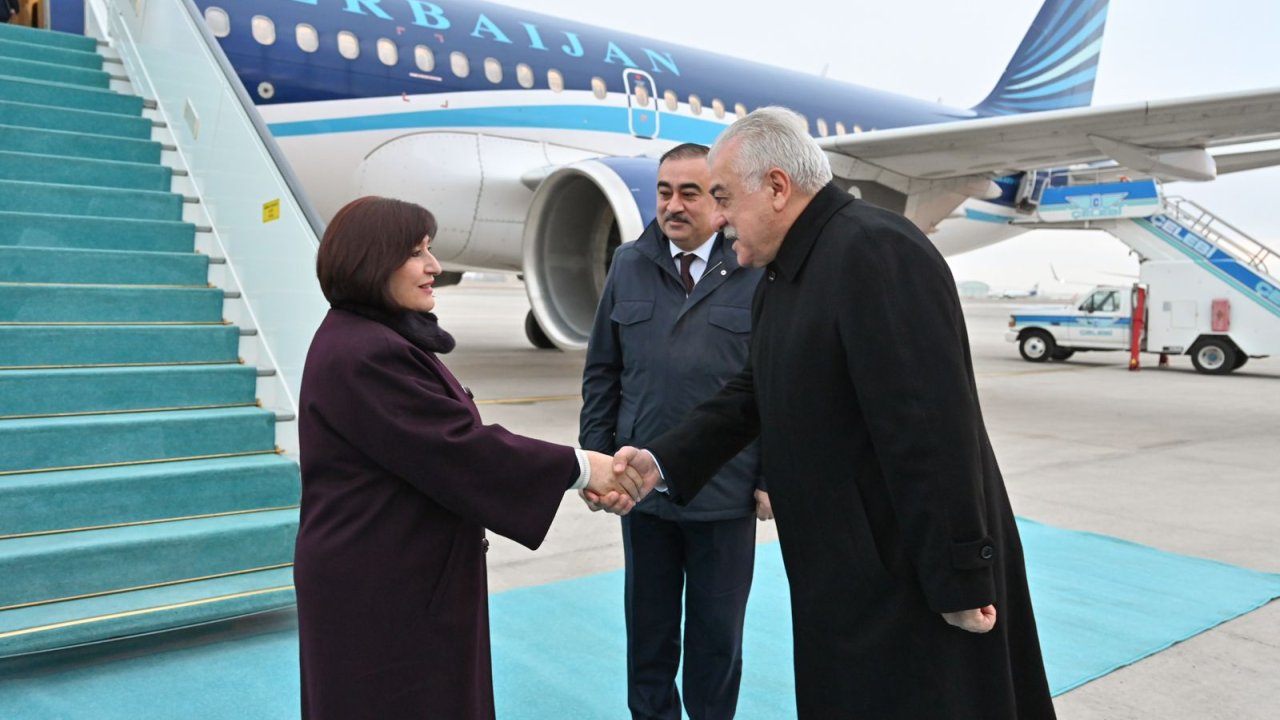 Sahibə Qafarova Türkiyəyə rəsmi səfərə gəlib