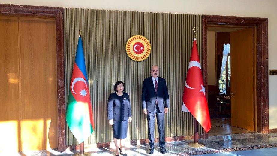 Ankarada Azərbaycan və Türkiyə parlament sədrlərinin görüşü olub