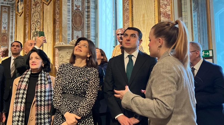 Azərbaycanın mədəniyyət və incəsənət nümayəndələri Romada “Borghese” Qalereyası ilə tanış olublar