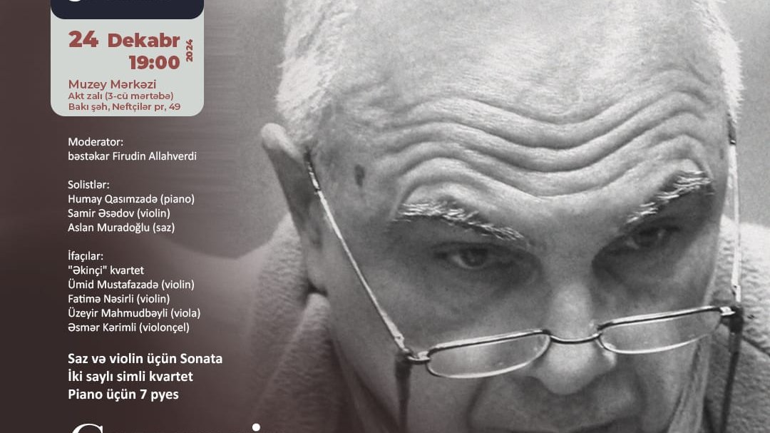 Cavanşir Quliyevin yaradıcılığına həsr olunmuş növbəti portret-konsert təşkil ediləcək