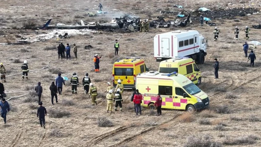 Qazaxıstan FHN: Aktau yaxınlığındakı təyyarə qəzasında həlak olan 7 nəfərin şəxsiyyəti müəyyənləşdirilib