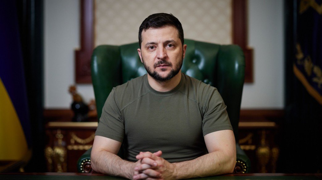 Volodimir Zelenski "Azərbaycan Hava Yolları"na məxsus təyyarənin qəzaya uğraması ilə bağlı Prezident İlham Əliyevə başsağlığı verib