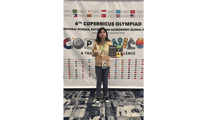 Azərbaycanlı şagird Mətanət Mustafayeva ABŞ-də keçirilən olimpiadada qızıl medal qazanıb