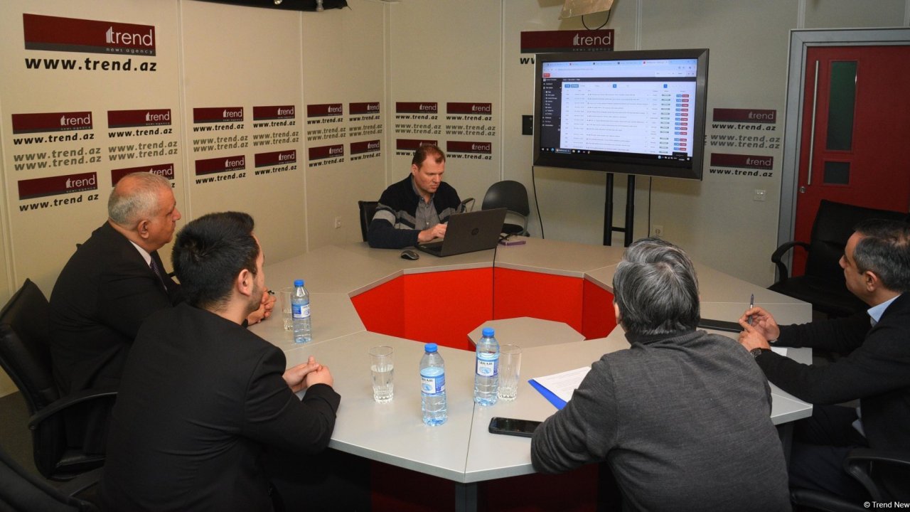 DHA agentliyinin baş direktoru Trend BİA-da birgə Layihənin perspektivlərini müzakirə edib (FOTO)