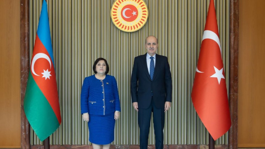 Milli Məclisin sədri Sahibə Qafarova TBMM-in sədri Numan Kurtulmuşa başsağlığı verib