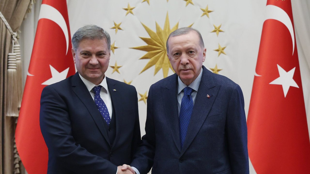 Cumhurbaşkanı Erdoğan, Bosna Hersek Temsilciler Meclisi Başkanı Zvizdic'i kabul etti