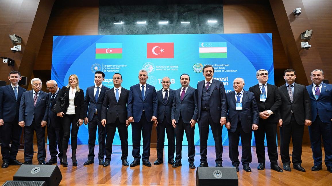 Türkiyə-Azərbaycan-Özbəkistan biznes forumu keçirilib