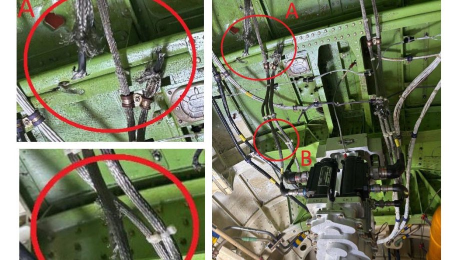 Traces of foreign objects found in AZAL aircraft structure