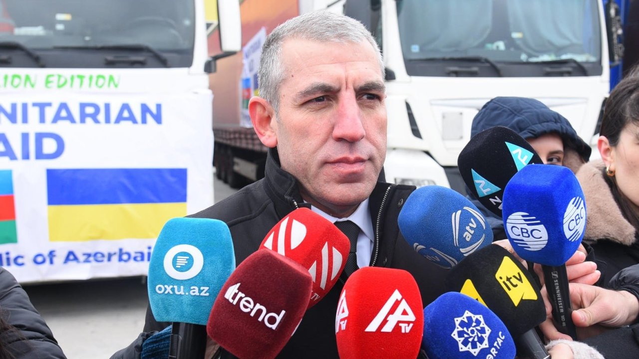 Azərbaycandan Ukraynaya indiyədək 40 milyon dollarlıq humanitar yardım göndərilib