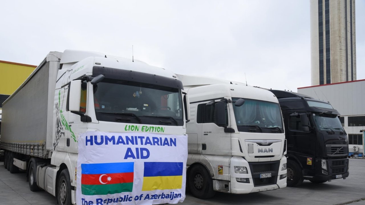 Azerbaijan dispatches next humanitarian aid shipment to Ukraine containing electrical equipment