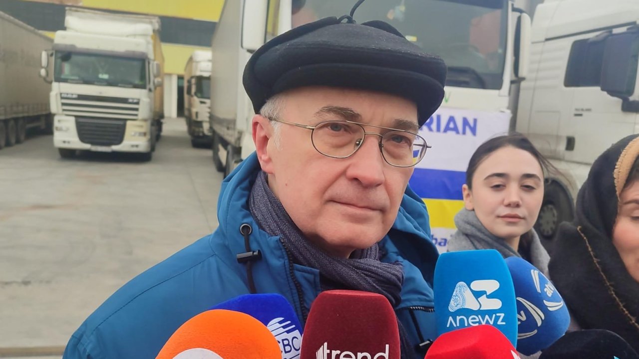 Ukrayna göndərilən humanitar yardıma görə Prezident İlham Əliyevə təşəkkür edib