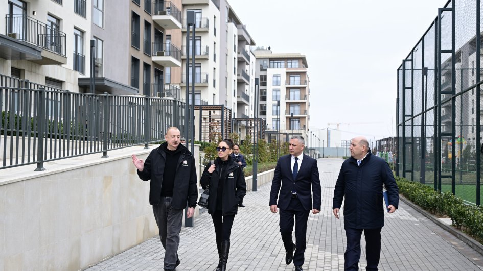 Prezident İlham Əliyev “Ağdam Residence” yaşayış kompleksində yaradılan şəraitlə tanış olub