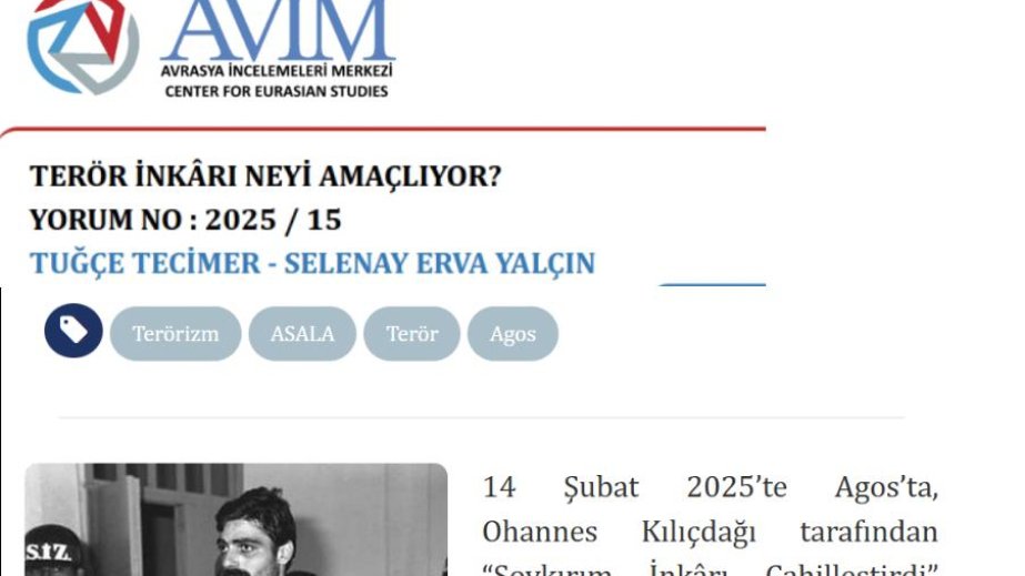 Türk ekspertlər: ASALA terror təşkilatını təmizə çıxarmaq cəhdi pisniyyətli addımdır
