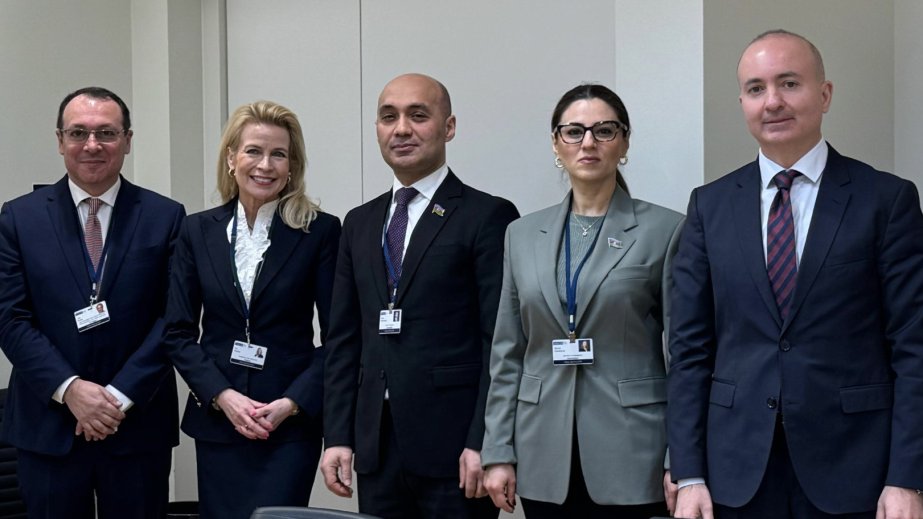 Azərbaycanın parlament nümayəndə heyəti ATƏT PA prezidenti ilə görüşüb
