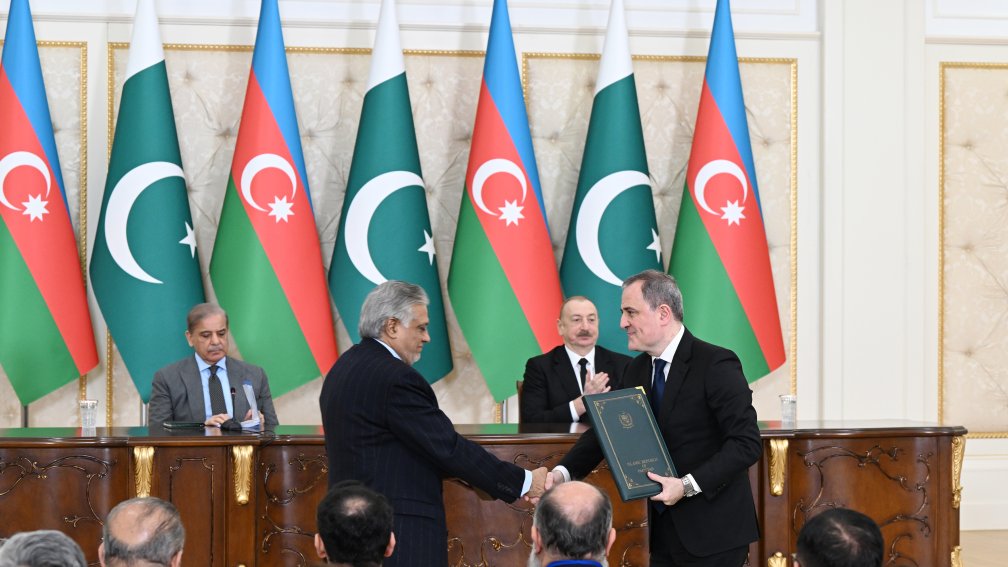 Azərbaycan ilə Pakistan arasında imzalanmış sənədlər mübadilə edilib YENİLƏNİB