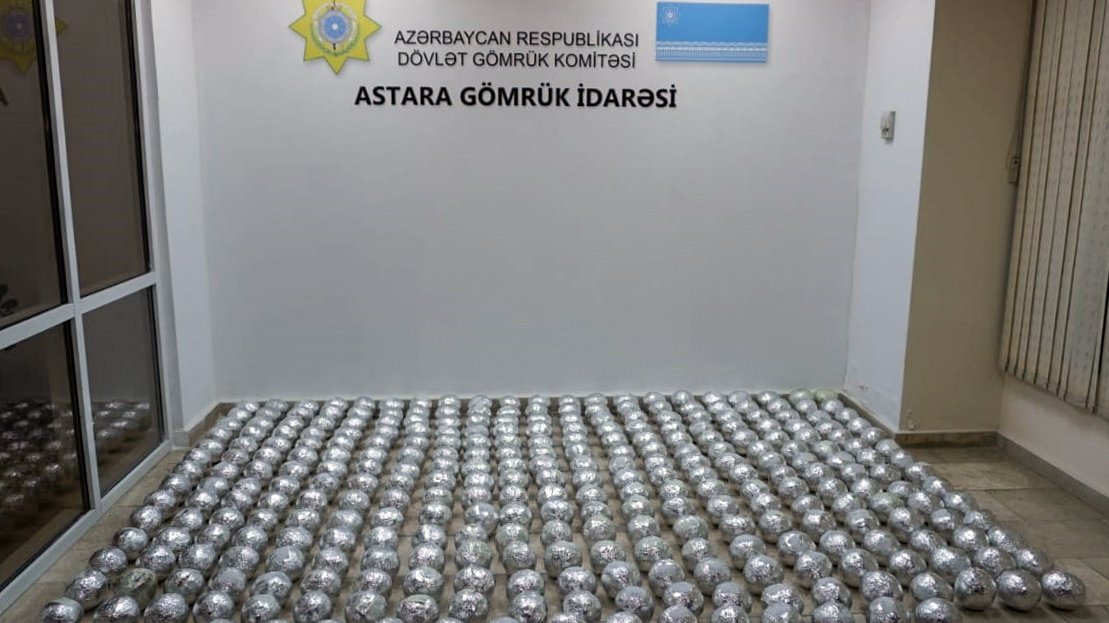 İrandan Rusiyaya aparılan külli miqdarda narkotik vasitə aşkar edilib