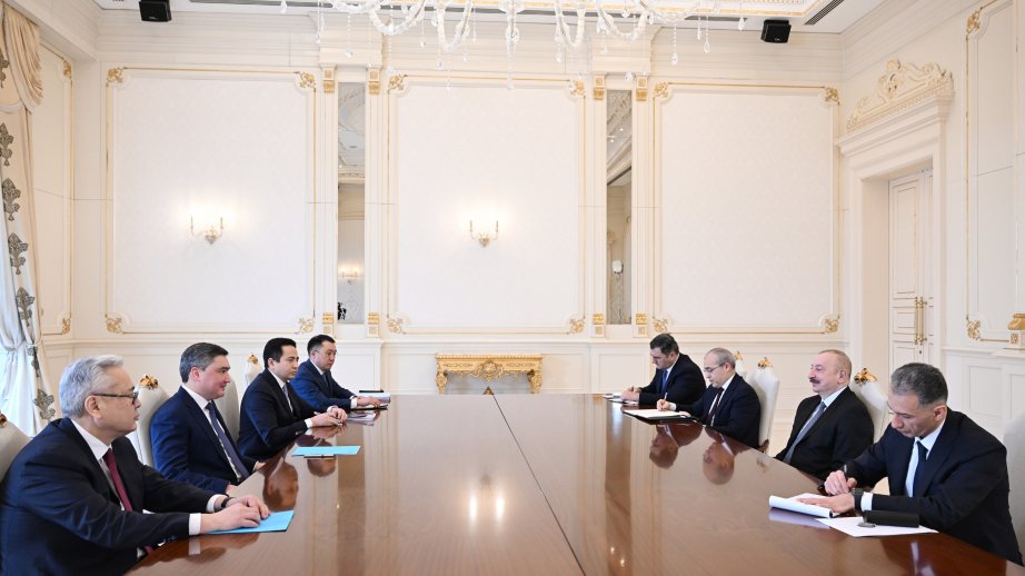 Prezident İlham ƏIiyev Qazaxıstanın Baş naziri Oljas Bektenovu qəbul edib  – YENİLƏNİB