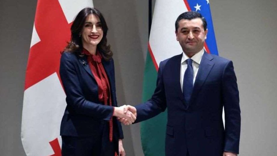 Gürcüstan və Özbəkistan XİN başçıları Orta Dəhliz və regional təhlükəsizlik məsələlərini müzakirə ediblər