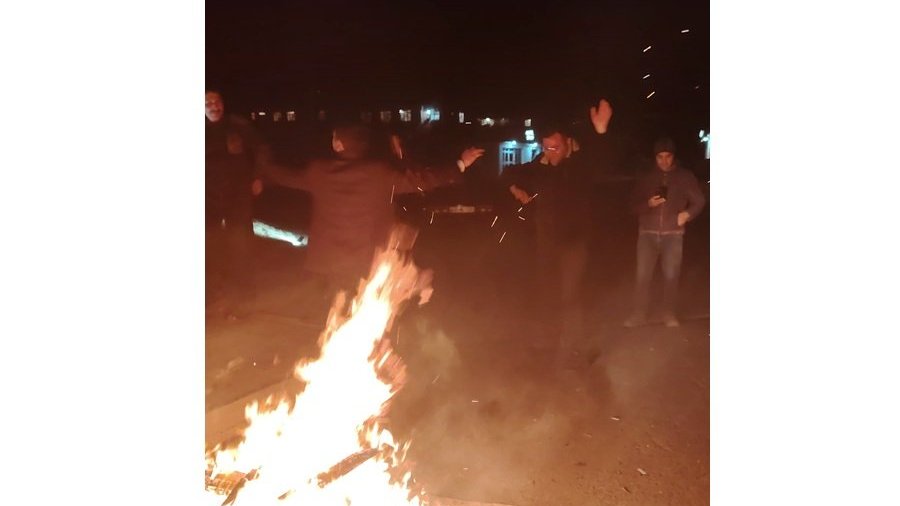 Xocalının Ballıca kəndində uzun illərdən sonra Od çərşənbəsi tonqalı qalanıb