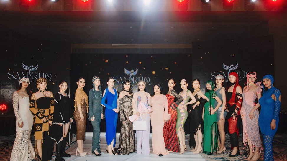 Gülnarə Xəlilovanın “İlmələrin sehri” kolleksiyası Qazaxıstanda uğurla təqdim olunub