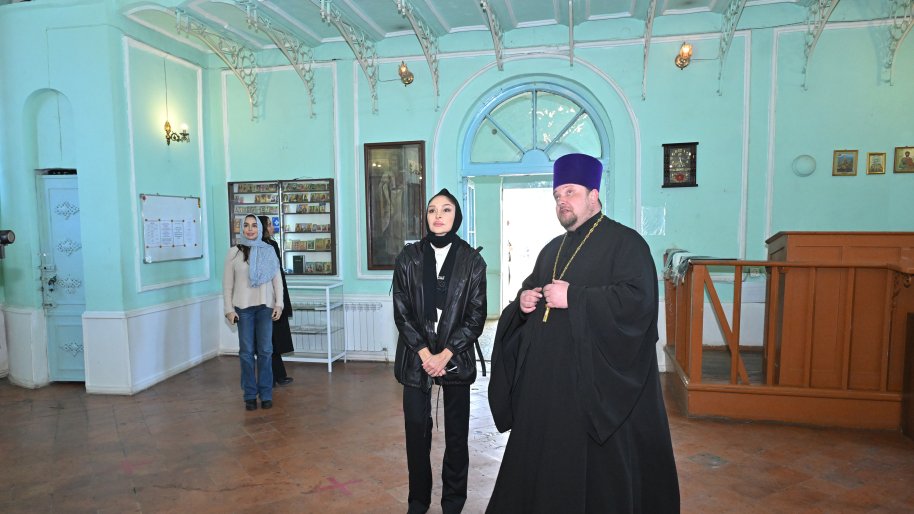 First VP Mehriban Aliyeva visits Alexander Nevsky Russian Orthodox Church in Ganja (PHOTO/VIDEO)